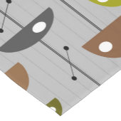 Moderne Blume des Mittelmonds Kurzer Tischläufer (Ecke)