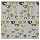 Moderne Blume des Mittelmonds Stoff (Muster)