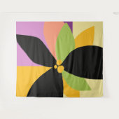 Moderne Blume fett einfach Wandteppich (Vorderseite (Horizontal))