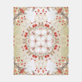 Moderne Blume Fleece Blanket (Vorderseite)