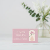 Moderne Blume Florist Business Card Visitenkarte (Stehend Vorderseite)