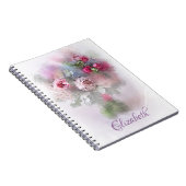 Moderne Blume für Abstrakte Ölmalerei Notizblock (Rechte Seite)