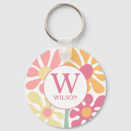 Moderne Blume für die Farbe des Wassers in der Fam Schlüsselanhänger