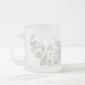 Moderne Blume für Kolibris Mattglastasse (Links)