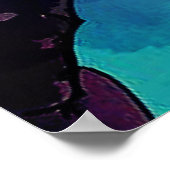 Moderne Blume für Poster-Art Poster (Ecke)