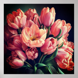 Moderne Blume für Poster-Art Poster