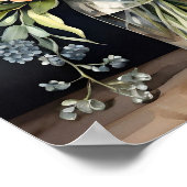 Moderne Blume für Poster-Art Poster (Ecke)