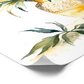 Moderne Blume für Poster-Art Poster (Ecke)