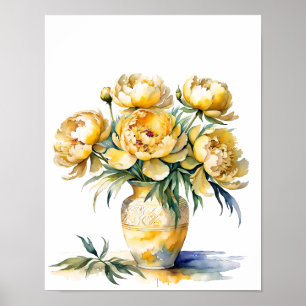 Moderne Blume für Poster-Art Poster