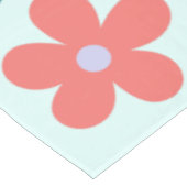 Moderne Blume Geburtstagsparty Tischdecke (Schrägansicht)