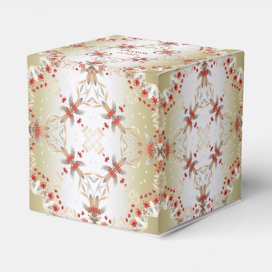 Moderne Blume Geschenkboxen Geschenkschachtel (Rückseite)