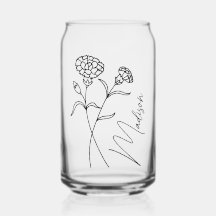 Moderne Blume Januar Bridesmaid Geschenke können