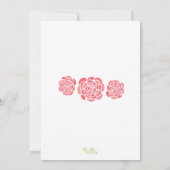 Moderne Blume Kinderdusche einladen Einladung (Rückseite)