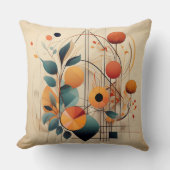 Moderne Blume Kissen (Vorderseite)