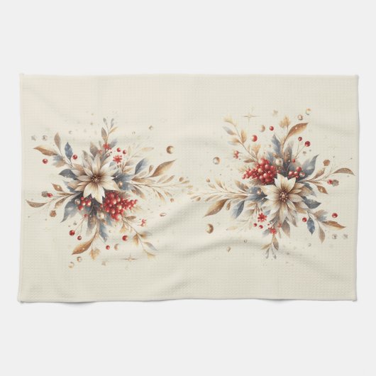 Moderne Blume Küche Handtuch (Horizontal)