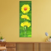 Moderne Blume Leinwanddruck (Insitu (Wohnzimmer))