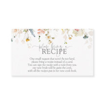 Moderne Blume mit Rezept Wasserfarben