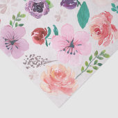 Moderne Blume mit Wasserfarben Muster Seidenpapier (Ausschnitt)