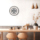 Moderne Blume Mitte des Jahrhunderts Große Wanduhr