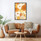 Moderne Blume Mitte des Jahrhunderts Poster