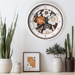 Moderne Blume Mitte des Jahrhunderts Uhr<br><div class="desc">Diese wunderschöne Retro-Blumenuhr aus der Mitte des Jahrhunderts ist der perfekte Ort für moderne Liebhaber des Mitteljahrs. Das Design wurde von Wild auf Blume Designer Jillee K. Die Retro-Wanduhr ist in 6 verschiedenen Stilen erhältlich. Sie können Ihren Stil auswählen,  indem Sie auf die Optionen rechts neben den Produktbildern klicken.</div>