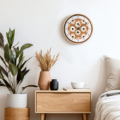 Moderne Blume Mitte des Jahrhunderts Uhr