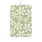 Moderne Blume Muster Chic Sage Green Girl Autolufterfrischer (Vorderseite)