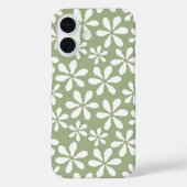 Moderne Blume Muster Chic Sage Green Girl Case-Mate iPhone Hülle (Rückseite)