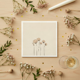 Moderne Blume Napkins Serviette