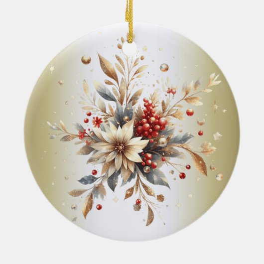 Moderne Blume Ornament (Hinten)