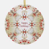 Moderne Blume Ornament (Vorne)