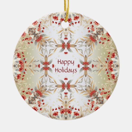 Moderne Blume Ornament (Vorne)