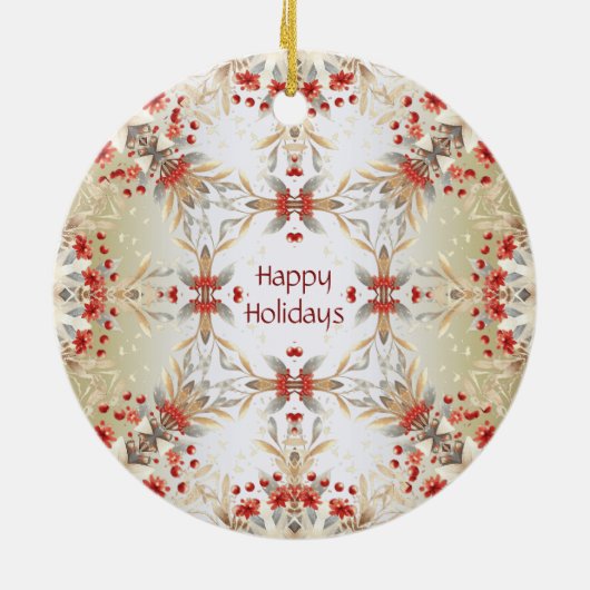 Moderne Blume Ornament (Hinten)