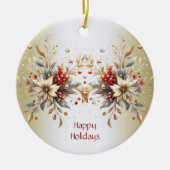 Moderne Blume Ornament (Vorne)