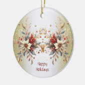 Moderne Blume Ornament (Links)