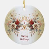 Moderne Blume Ornament (Hinten)