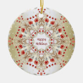 Moderne Blume Ornament (Vorne)