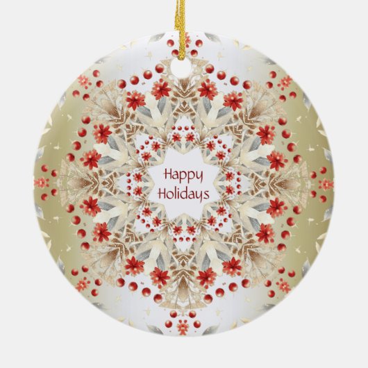 Moderne Blume Ornament (Hinten)