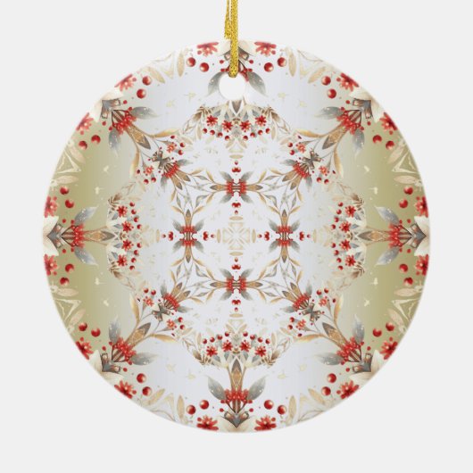Moderne Blume Ornament (Hinten)