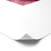 Moderne Blume Print Poster (Ecke)
