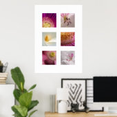 Moderne Blume Print Poster (Heimbüro)