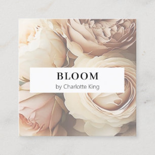 Moderne, Blume Square Visitenkarte