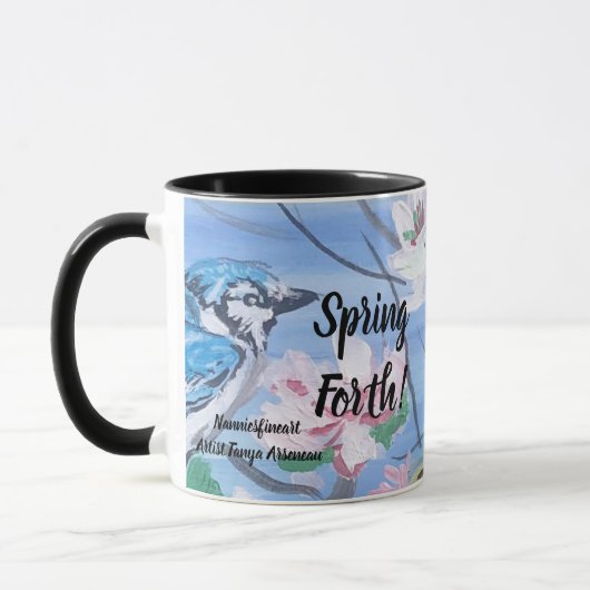 Moderne Blume Tasse (Links)