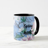 Moderne Blume Tasse (VorderseiteRechts)