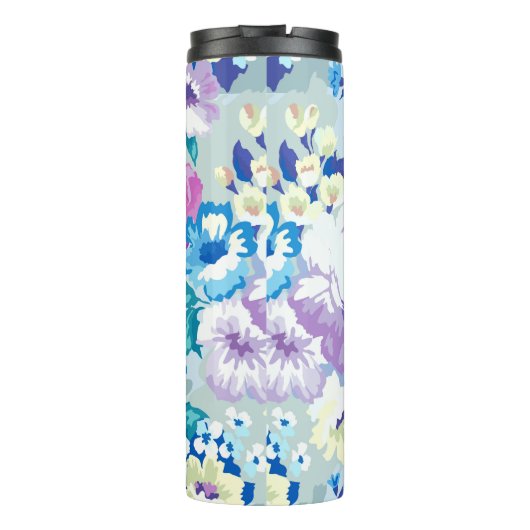 Moderne Blume Thermosbecher (Rückseite)