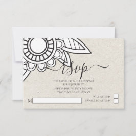 Moderne Blume Typografie UAWG Wedding Einladung