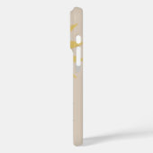 Moderne Blume und benutzerdefinierter Text Case-Mate iPhone Hülle (Rückseite / Links)