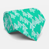 Moderne Blume Weihnachtsbäume - Meeresgrün Krawatte (Gerollt)