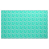 Moderne Blume Weihnachtsbäume - Meeresgrün Stoff (Yard (91,4 cm))