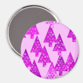 Moderne Blume Weihnachtsbäume - Orchideen Magnet (Vorderseite/Rückseite)